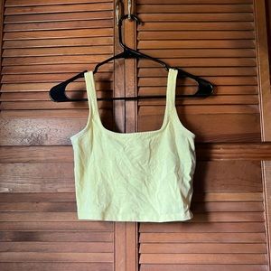 Forever 21 Yellow Crop Tank